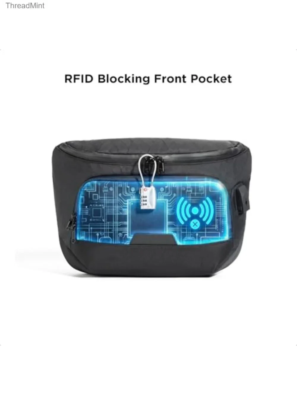 ALPAKA Bravo Sling Max 8L RFID-Blocking Sling Laptop Bag